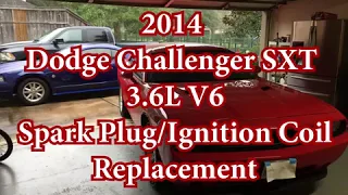 2014 Dodge Challenger SXT 3.6L V6 - Change Spark Plug / Ignition Coil in 10 Minutes!