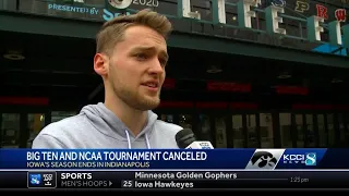 Players react to cancellation of Big 10, NCAA tournament