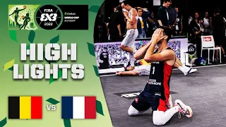 Belgium v France | Men Bronze Medal Match | Highlights | Crelan FIBA 3x3 World Cup 2022