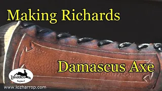 The Making of Richards Damascus Axe