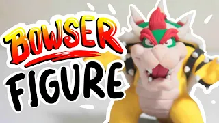 Bowser, mario bros game, clay figure