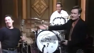 Max's Final Show w/Bruce Springsteen Sendoff (1999) Late Night with Conan O'Brien