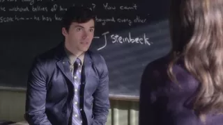 Pretty Little Liars 4x02 "Turn of the shoe" Spencer/Ezra scene/She tells him she didn't get in UPenn