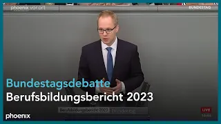 Bundestagsdebatte zum Berufsbildungsbericht 2023 am 24.05.23