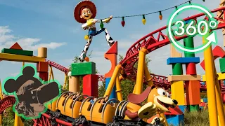 360º Ride on Slinky Dog Dash at Disney's Hollywood Studios