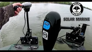 Первый выход на воду с электромотором Solar Marine 40 lbs