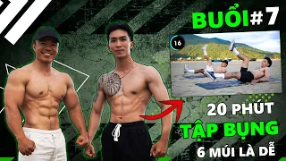 20 PHÚT TẬP & VẮT KIỆT SỨC CƠ BỤNG || Series: 20 Phút Là Đủ - Ngày 7