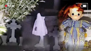 Fantasma de una niña busca a sus papás en el cementerio
