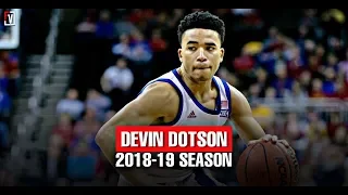 Devon Dotson Kansas Freshmen Season Highlights Montage 2018-19 - Derrick Rose Like Scoring!