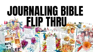 BIBLE JOURNALING FLIP THRU - NLT BIBLE