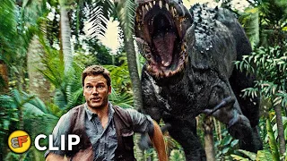 Indominus Rex Escape Scene | Jurassic World (2015) Movie Clip HD 4K