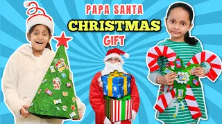 Papa Santa Claus Surprise with Christmas Present | MyMissAnand