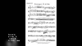 Kovacs: Hommage à M. de Falla - Arr. for clarinet and orchestra (Vicente Ortiz Gimeno)