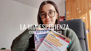 la mia esperienza con il concorso pubblico