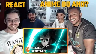 React TRAILER Kaiju 8 / Novo Attack on Titan? 🤔🤔🤔