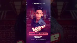 domingo às 14 horas Alejandro Rodriguez no The Voice Kids nas batalhas #alejandro #leãozinho #sanfo