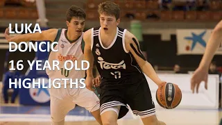 LuKa Doncic 16 years old  highlights  |  high school