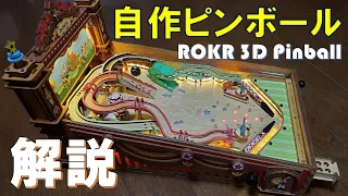 Explaining how to make your own pinball machine and the key points of construction ROKR 3D Pinball