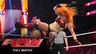 FULL MATCH - Becky Lynch vs. Sasha Banks: Raw, Dec. 28, 2015