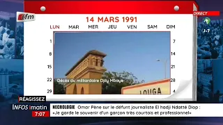 14 mars 1991: Il était une fois El Hadji Djily Mbaye