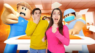 SCAPPIAMO DALL'OSPEDALE DI ROBLOX!! ESCAPE ROOM CHALLENGE OSPEDALE PAUROSO!!