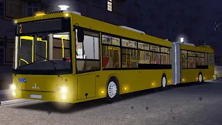 Белорусский автобус с гармошкой МАЗ-216.0660|OMSI 2|Могэс Легенда