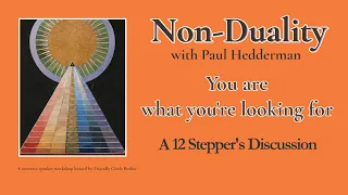 Paul Hedderman "You are what you are looking for"