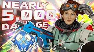 5K DAMAGE on Horizon in Apex Legends | Horizon 4k Badge Gameplay