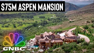 $75M ASPEN MANSION | Secret Lives Of The Super Rich