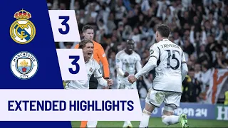 (Extended Highlights) Real Madrid vs Manchester City (3-3) UCL Quarter Finals All Goals