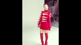 Natalia Oreiro en una sesión de fotos para el segundo programa de "¿Quién es La Máscara?"