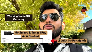 101 Guide to Part time Jobs in Germany as an International Student | Types Of Taxes  | Earn €2K
