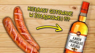 KIEŁBASA gotowana w ALKOHOLU! WHISKY + ŻOŁĄDKOWA *Czy to może smakować?*