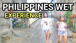 REAL WET EXPERIENCE | RAINY WALK in PAYATAS RESIDENCE Metro Manila Philippines [4K] 🇵🇭