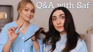 cutting SAFIYA NYGAARD’s hair + Q&A - Kayley Melissa