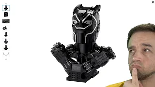 LEGO $350 Marvel Black Panther bust -- my thoughts on set 76215