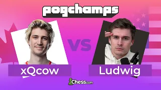 @xQcOW and @ludwig Get Into Chaotic Queen Endgame Time Scrabble! | Chess.com PogChamps [SEMIFINALS]