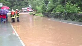 Überschwemmung in Pforzheim / Würm 2013