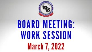 OCS Board Meeting March 7, 2022