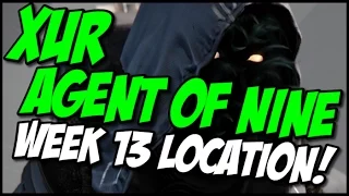 Xur Agent of Nine! Week 13 Location, Items and Recommendations!