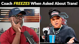 College Basketball Coach Dawn Staley FREEZES Over The TRANS Question!