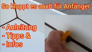 Silikonfugen richtig ziehen | so klappt es auch für Anfänger | Anleitung, Tipps & Infos | Tutorial