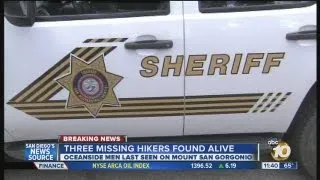 Hikers found in San Bernardino mtns