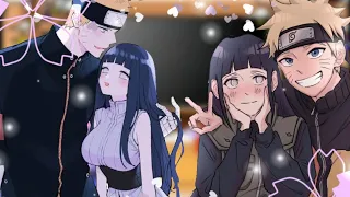 NARUTO AND FRIENDS REACT TO TIKTOK 💜 NARUHINA💜  GCRV