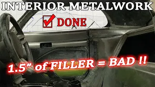 Interior Metalwork Finished & Filler Applied - Ep.64 | 1940 Ford Inspired Hardtop Coupe