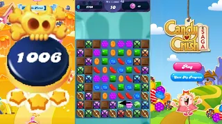 Candy crush saga level 1006 । N Hard level। No boosters। Candy crush 1006 help । Sudheer CC Gaming