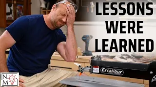 I Scroll Sawed for the First Time YIKES!! | Lessons Learned