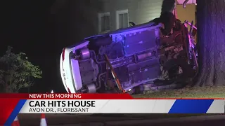 Car crashes into Florissant home