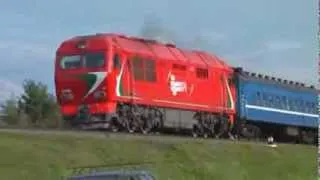 ТЭП70БС-172 с поездом № 392 Гродно - Унеча