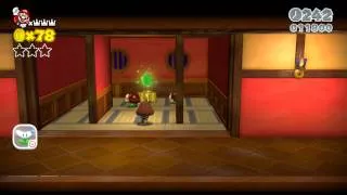 Super Mario 3D World (Wii U) - Hands-On Hall (Green Stars, Stamp)